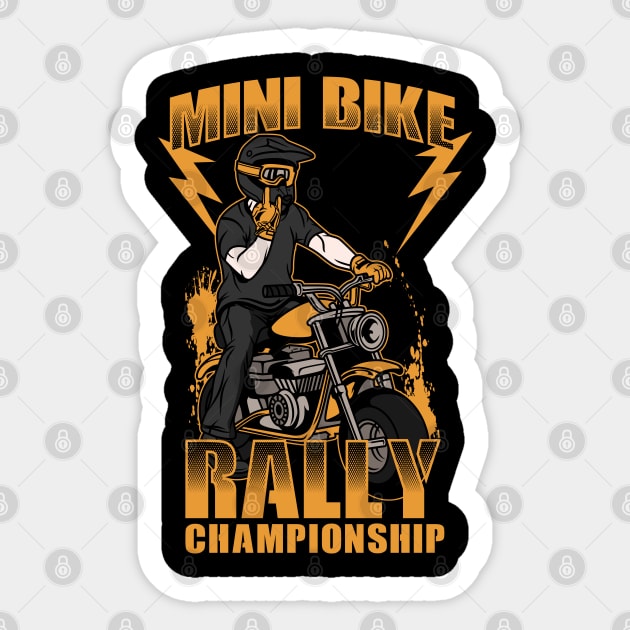 Mini bike stickers deals